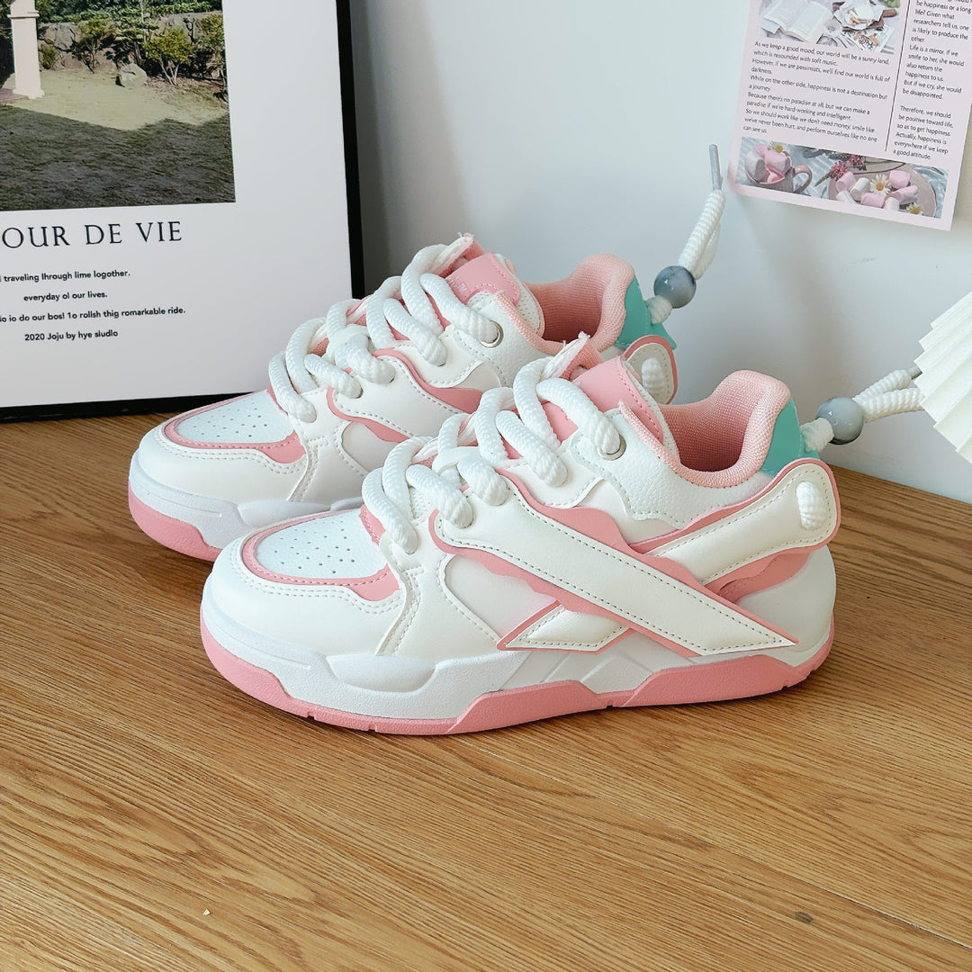 Dame Premium Sport Sneakers med sømløs mesh-overflade og innovativ snørresystem Stilla