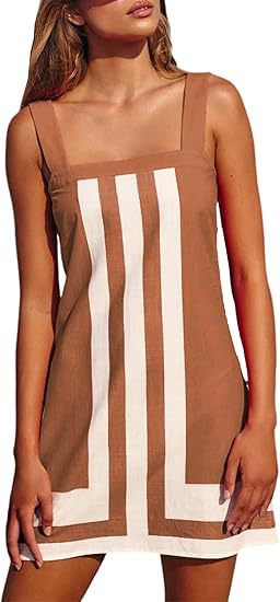 Femme Stilfuld Geometrisk Shift-Kjole Stilla