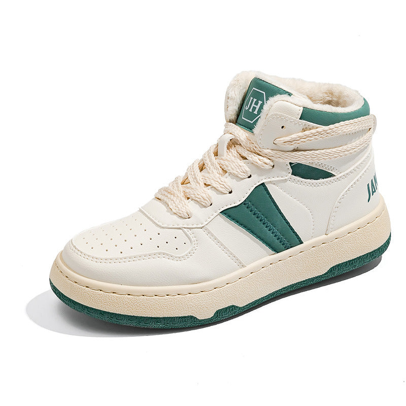 Dame højformat sneakers med åndbart overmateriale og piget design Stilla