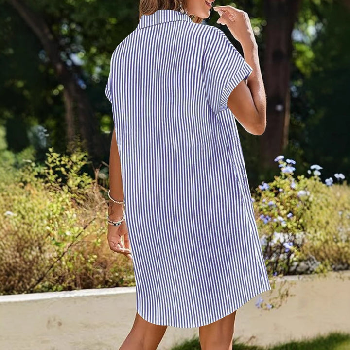 Dame Casual Button-Up Skjortekjole Stilla