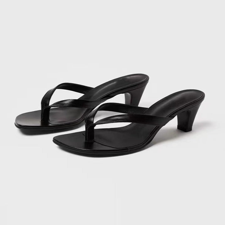 Femme High-Heel Thong Slide Sandaler Stilla