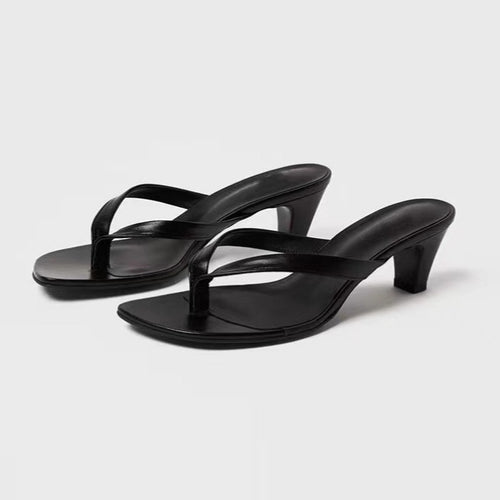 Femme High-Heel Thong Slide Sandaler Stilla