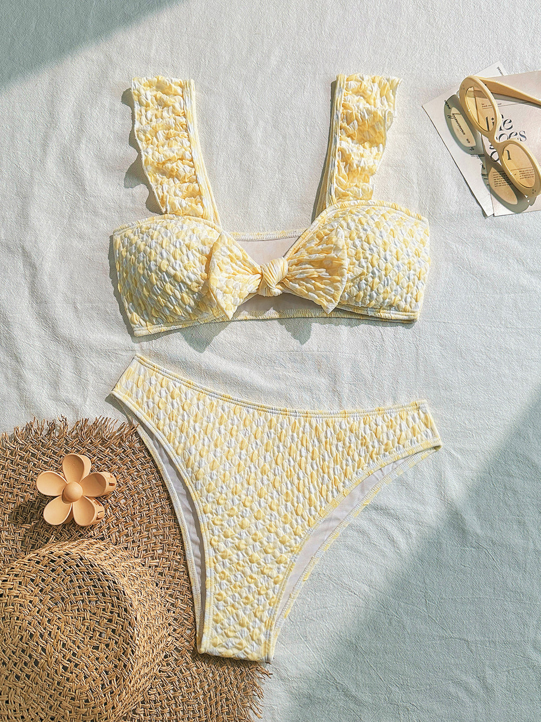 Femme Rüschen Sløjfer-Bikini Sæt Stilla