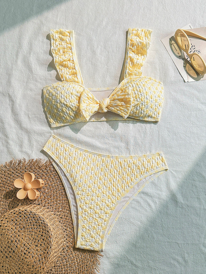 Femme Rüschen Sløjfer-Bikini Sæt Stilla