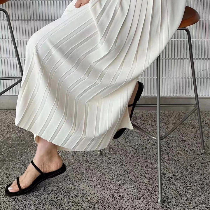 Femme Elegante Firkantet Tå Sklid Sandaler Stilla
