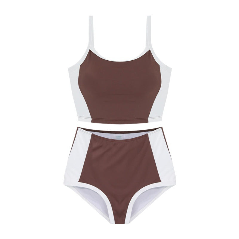 Femme Athletic Crop Top og Shorts Badedragt Sæt Stilla