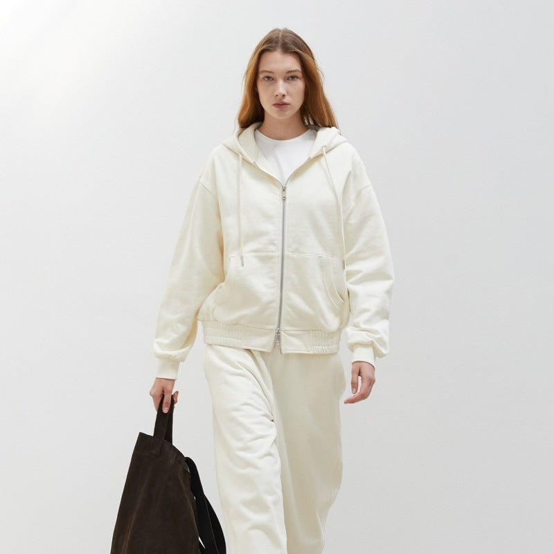 Kvinders afslappede zip hoodie jakke Stilla