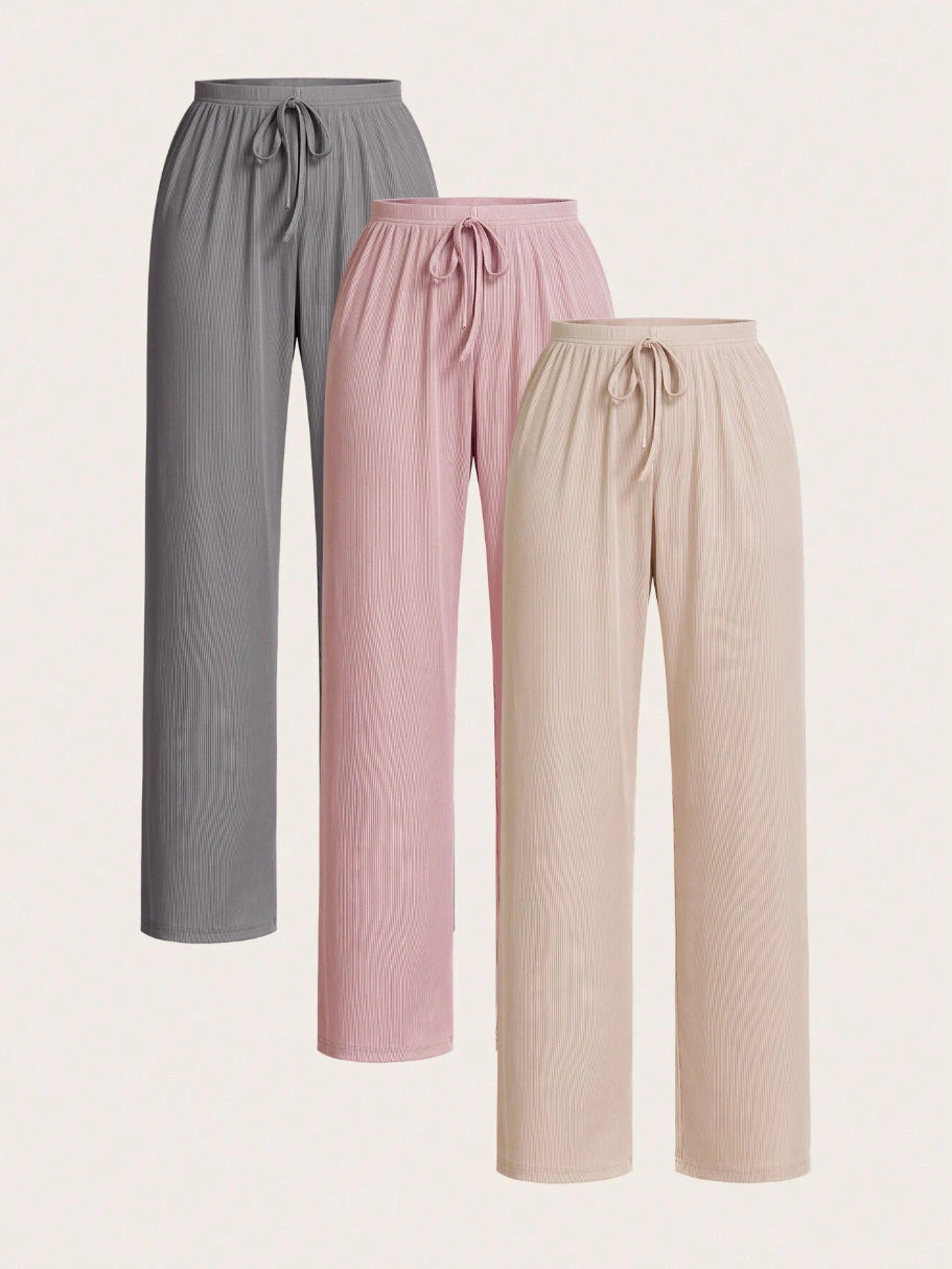 Femme Relaxed Fit Ripp-Loungebukser Stilla
