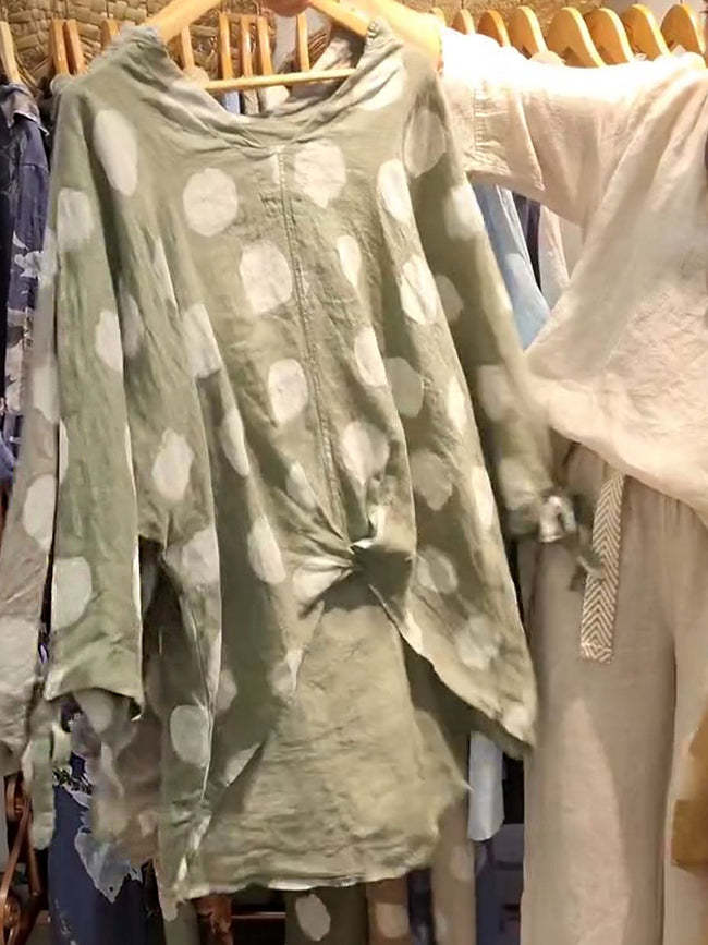 Dame Let Punkt-Kimono Overdel Stilla