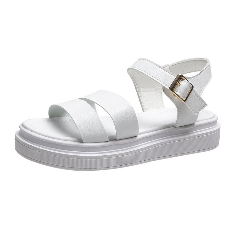 Dame Plateau-sandaler med justerbar rem og komfortabel sål Stilla