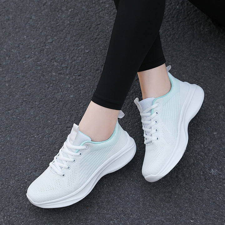 Herrer Åndbare Strik Performance Sneakers Stilla