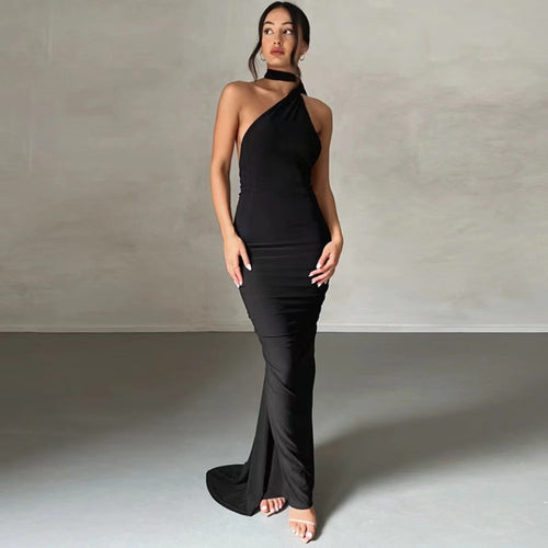 Damer Elegant Wrap Kjole med Asymmetrisk Søm og Figur-Omfavnende Snit Skovae