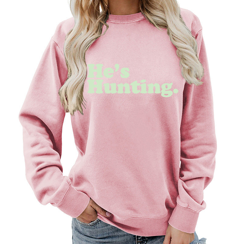 Kvinders sweatshirt med moderne skrift og afslappet snit Stilla