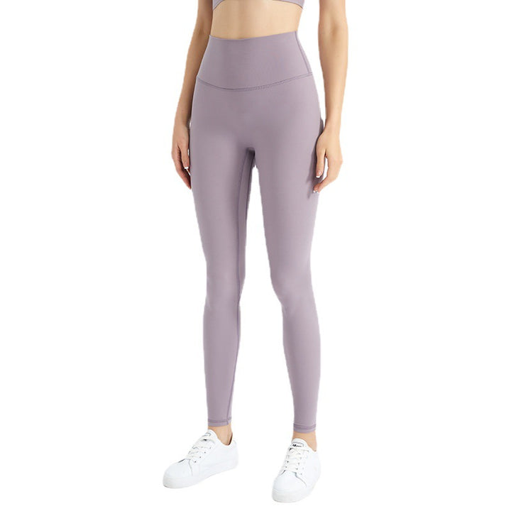 Dame højtaljede fitness leggings lavet af ultra-elastisk materiale med innovativ fugtregulering Stilla