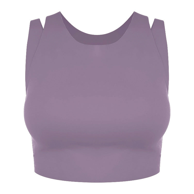 Dame Sporty High-Performance Crop-Top med åndbar tekstur Stilla