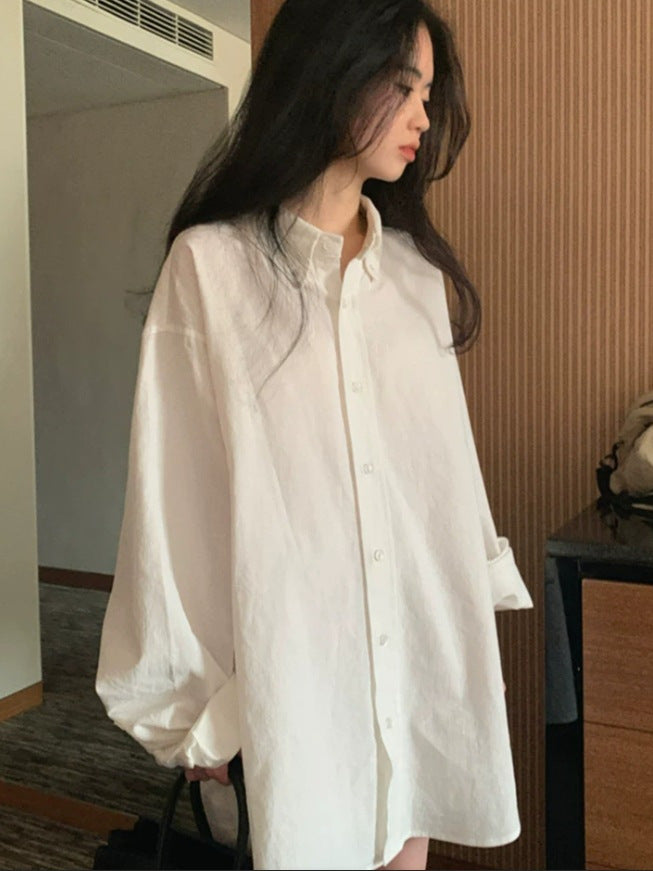 Dame Oversized Skjorte med elegante detaljer Stilla