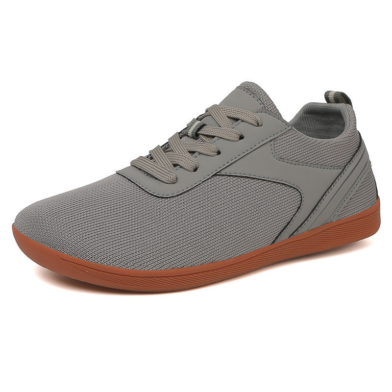 Herren nan lette åndbare mesh-hverdags sneakers med polstret komfort fodseng og fleksibel gummisål Skovae