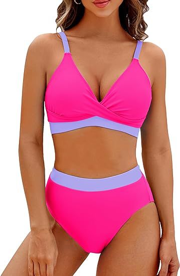Dame Sporty højtaljet bikini Skovae