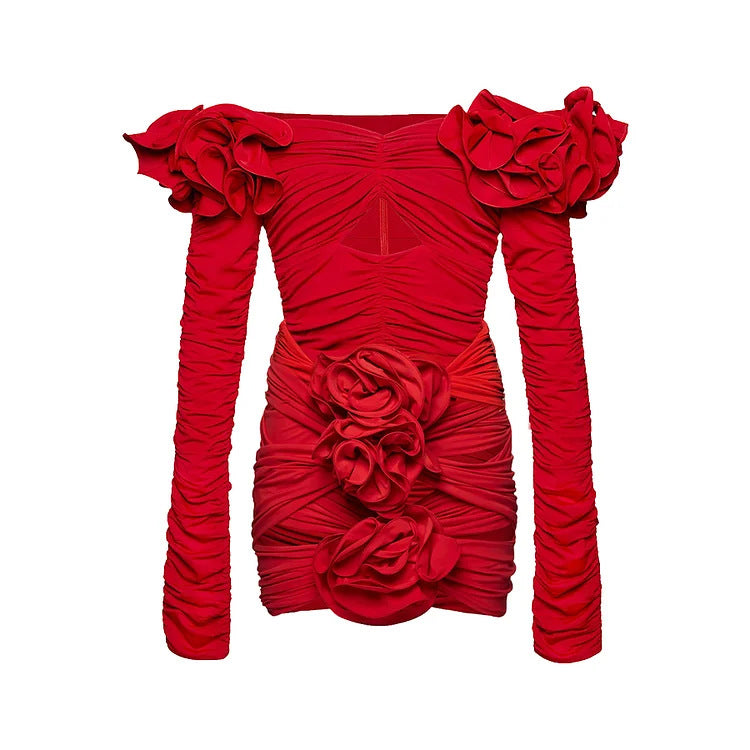 Dame Elegant Ruffle Top med Blomsterdesign Skovae