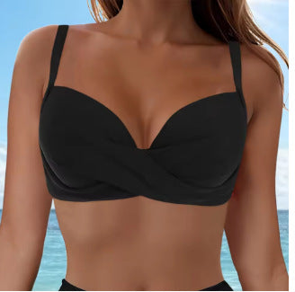 Dame Elegant Bikini top med indpakningsdesign Skovae