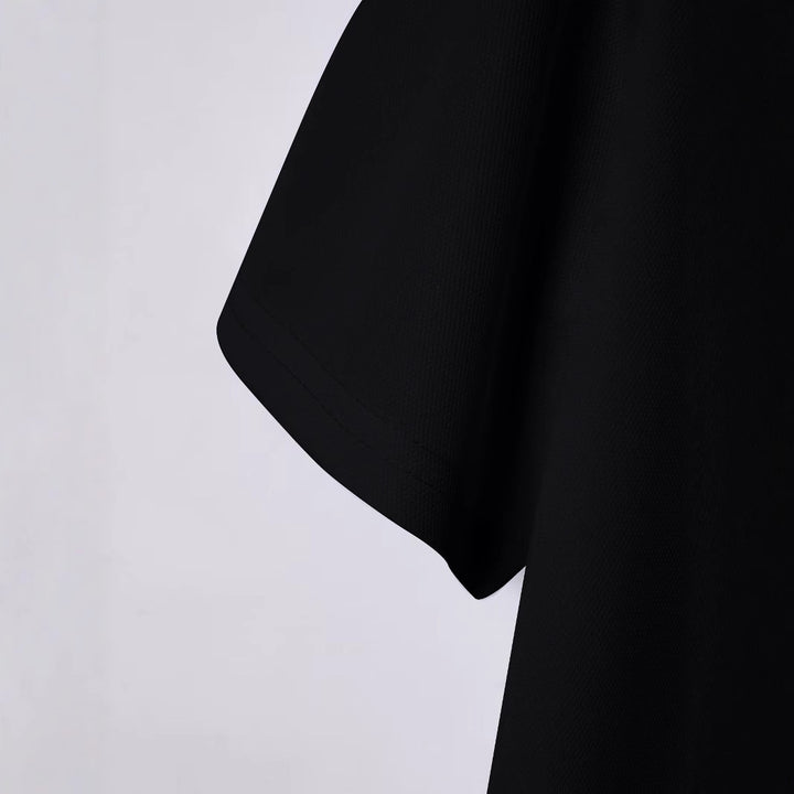 Herrer Poloshirt med unikt grafisk design og moderne krave Stilla