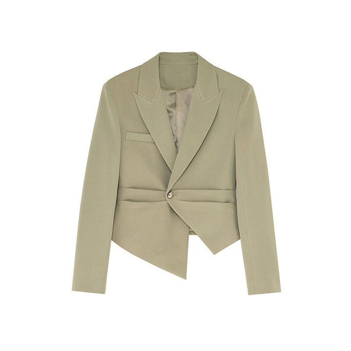 Dame tætsiddende blazer med moderne snit og elegant knapdetalje Stilla