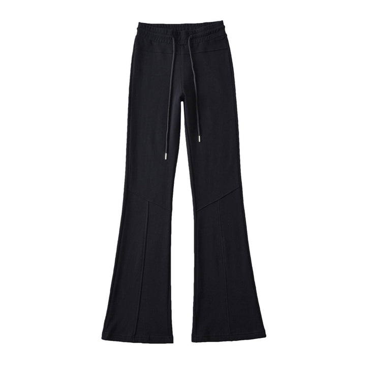 Dame trendy højtaljede flared leggings med åndbart materiale og elastisk talje Stilla