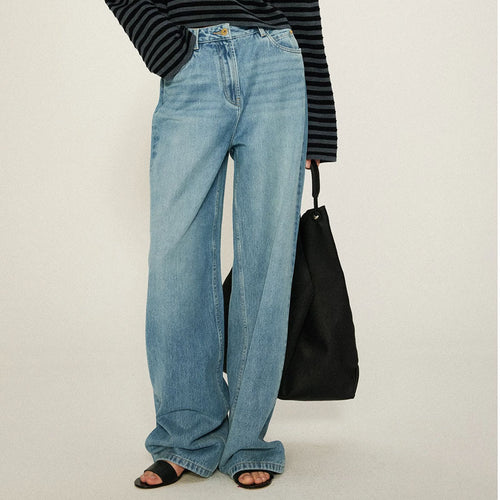 Kvinder High-Waist Bootcut Jeans lavet af høj kvalitet Denim Stilla