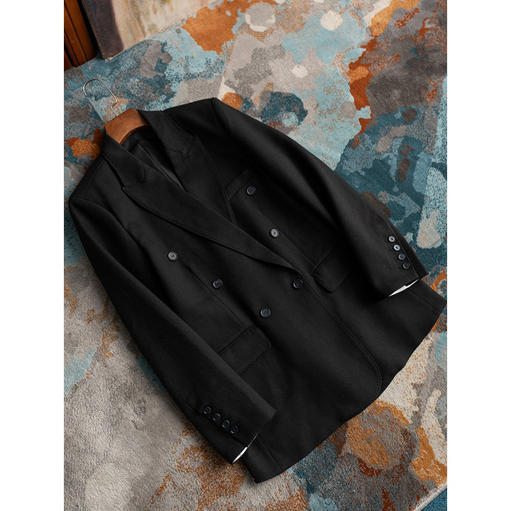Damer Dobbeltlagd Blazer i uldblanding med struktureret design Stilla