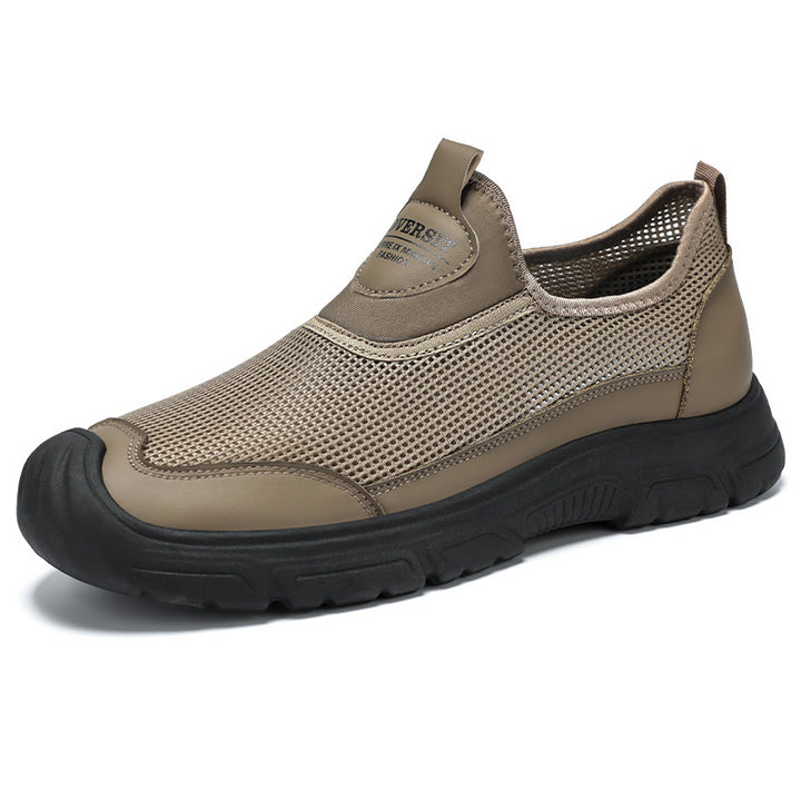 Femme Åndbar Slip-On Trail Sneakers med stødabsorberende sål Stilla