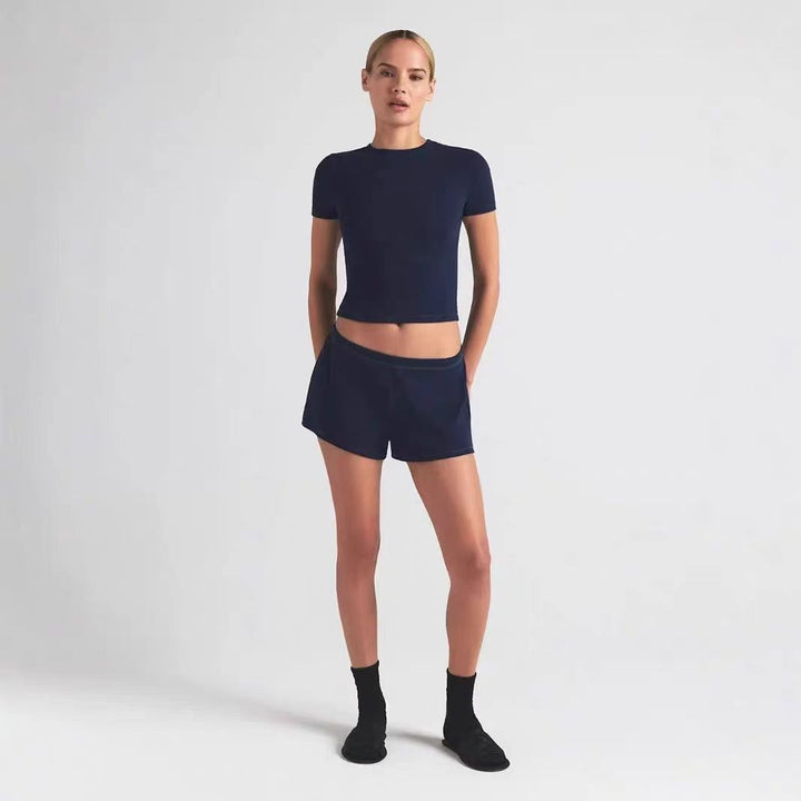 Dame behagelige bomulds lounge shorts Stilla