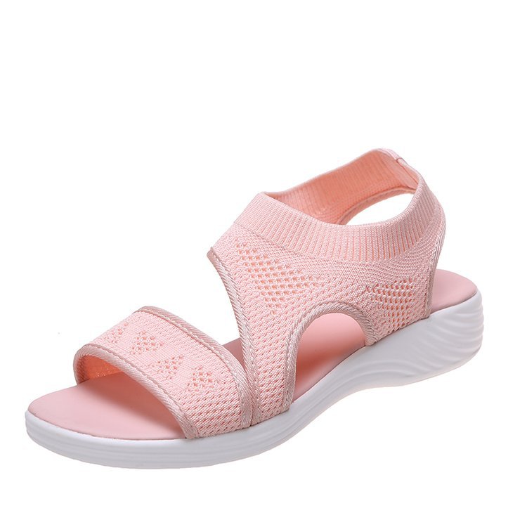 Dame Comfort-sandaler med elastisk overdel og åndbar sål Stilla
