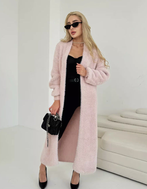 Femme Længere Komfortabel Åben Front-Cardigan Stilla
