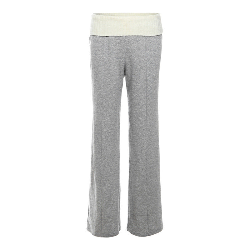 Dame plis nederdel med elastisk talje og trendy design Stilla