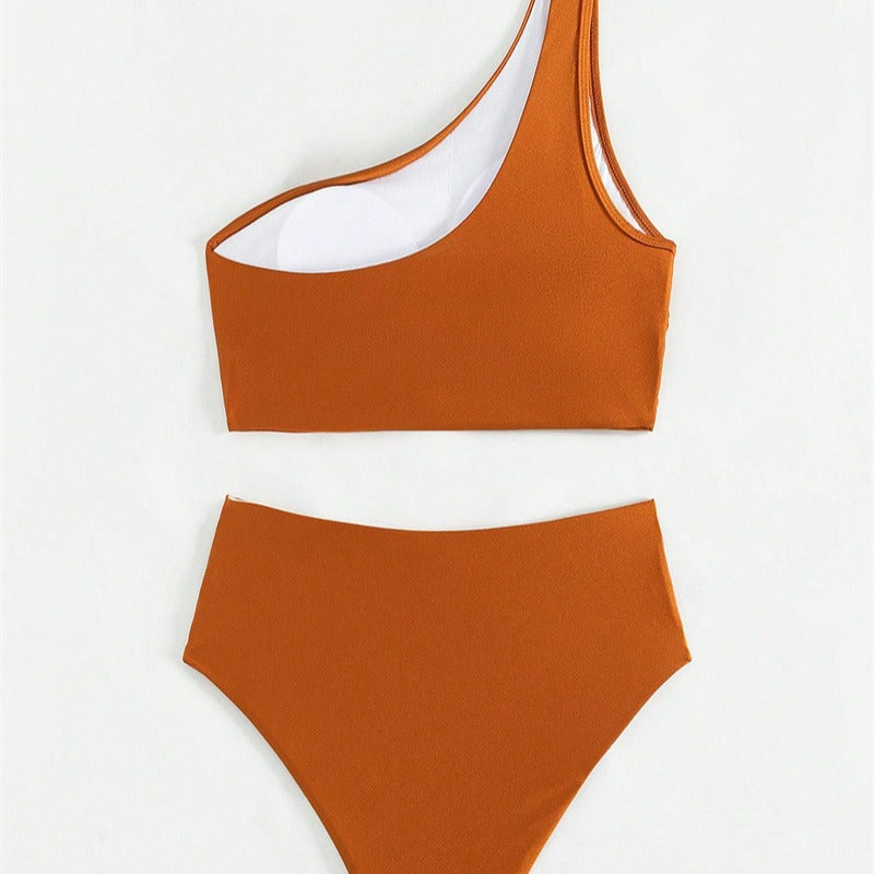 Dame En-sidet Bikini-sæt med høj talje Stilla