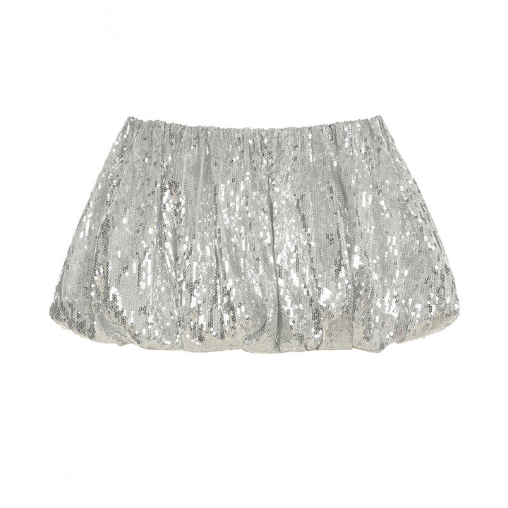 Dame Glitrende Paillet-Shorts Skovae