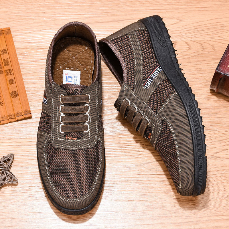 Herrer Fritids Sneakers med åndbart Mesh og sporty design Stilla