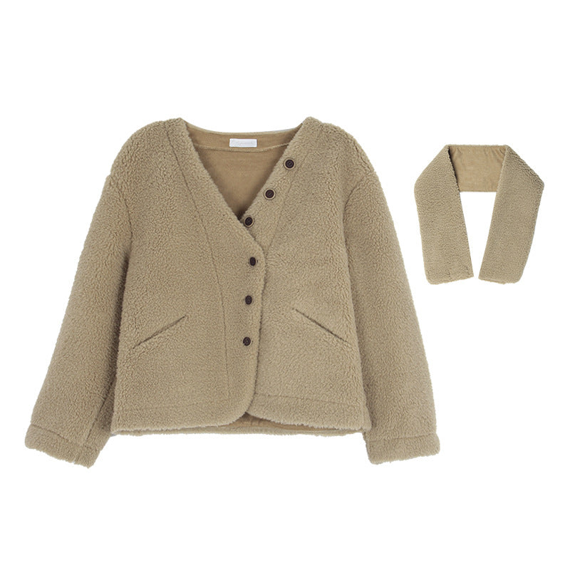 Damer casual fleecejakke med oversized snit og smart krave Stilla