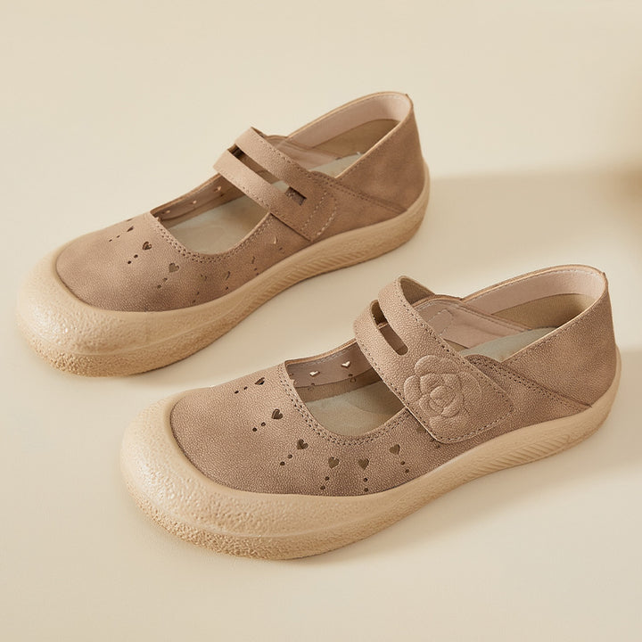 Dame komfortable sandaler med justerbar velcro og luftige indlæg Stilla