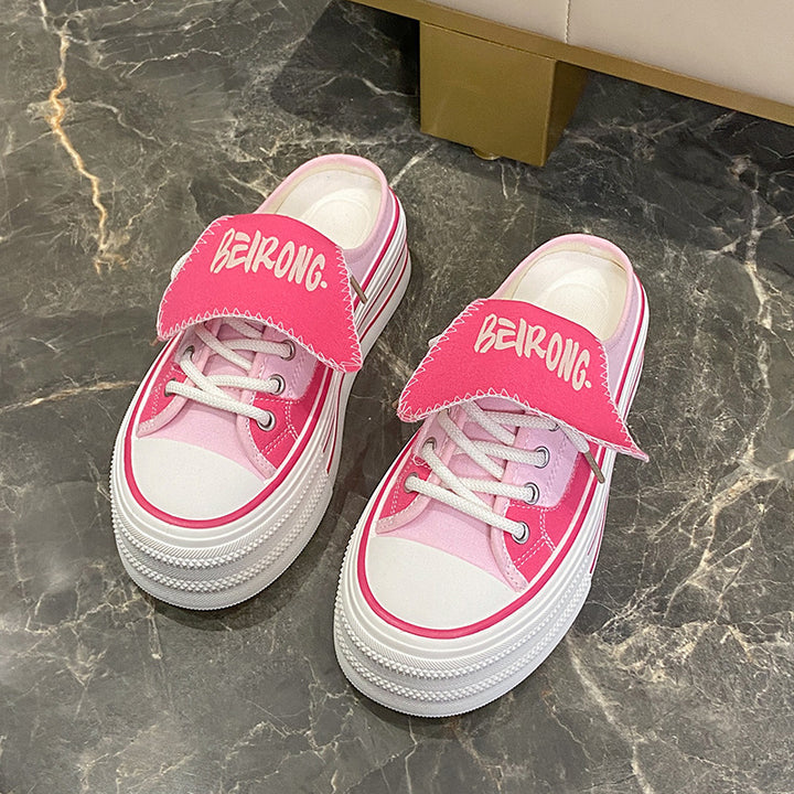 Dame modische Sneakers med elastisk velcro og åndbart overtøj Stilla
