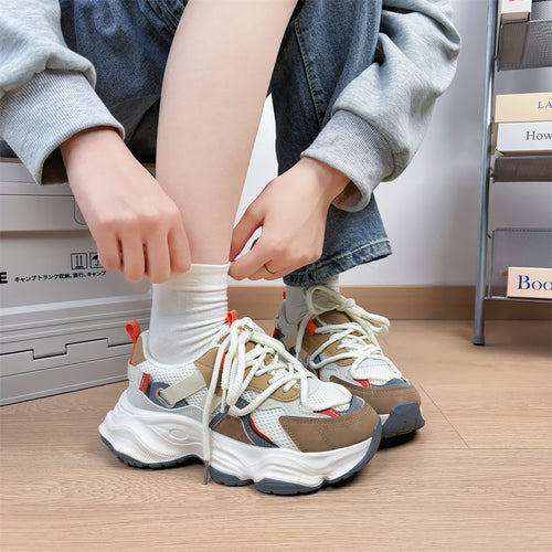 Dame Sporty Sneakers med åndbart mesh-overdel og fleksibel sål Stilla