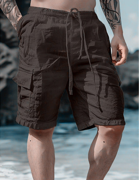 Herrer Cargo-short med flere lommer Stilla