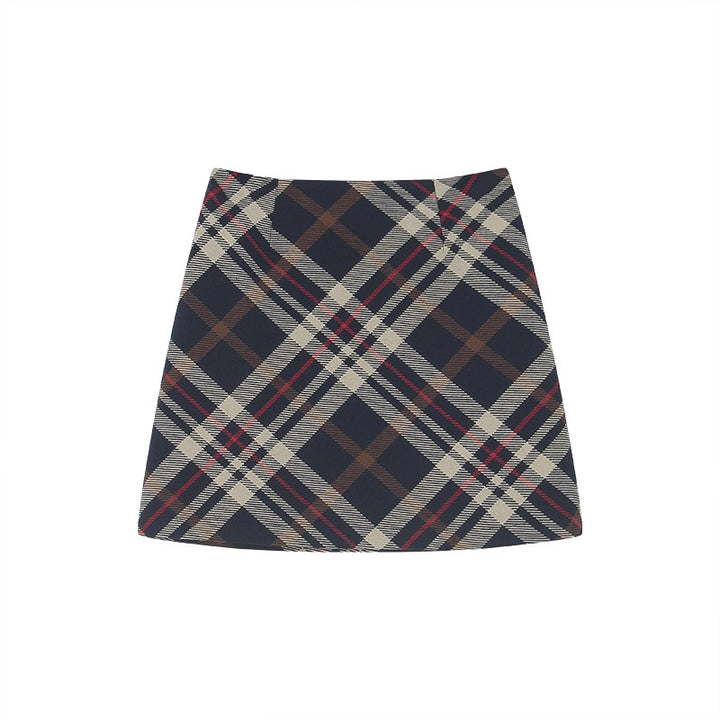 Dameternetternet Mini skirt med høj talje og dekorative folder Stilla