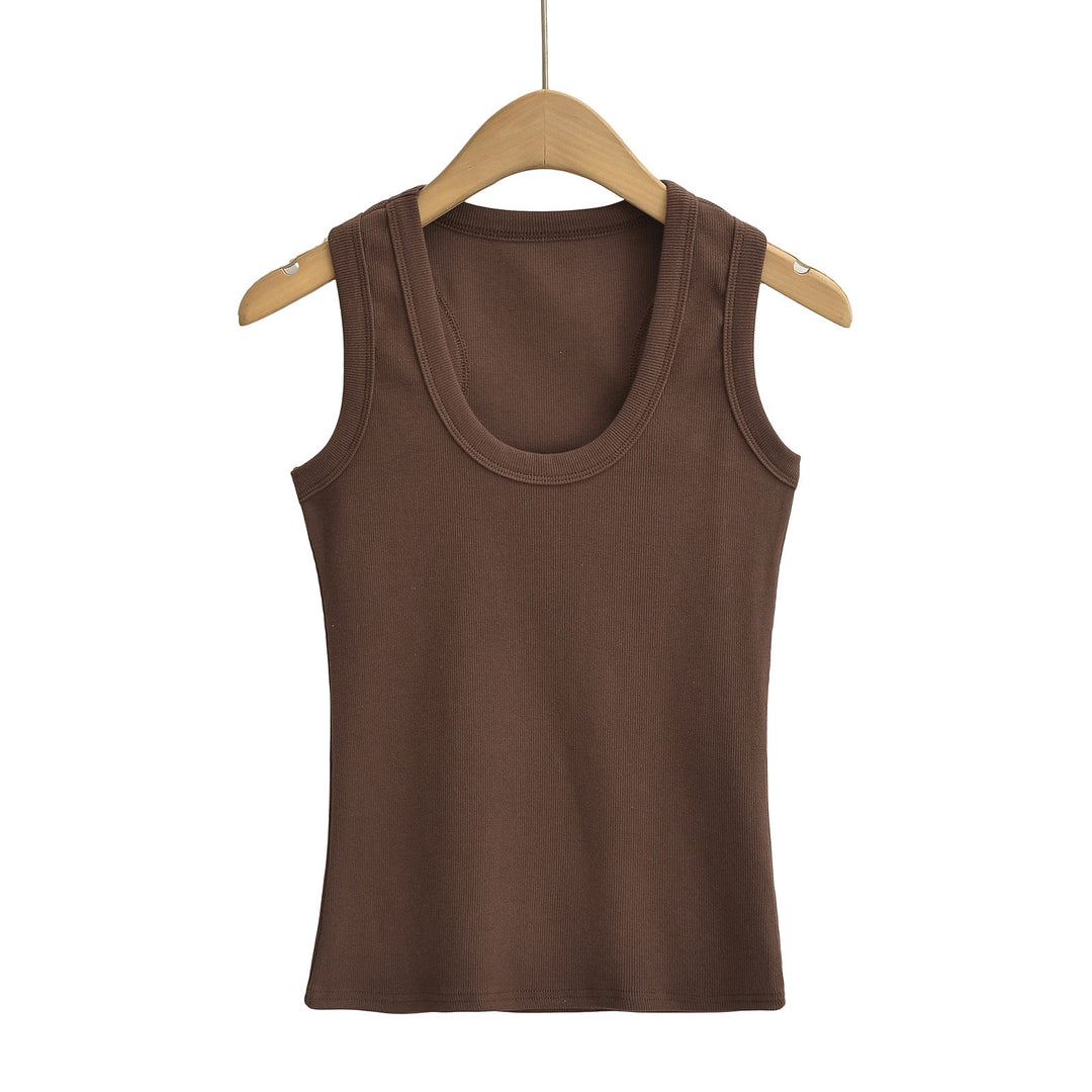 Dame Sporty tanktop med figureformende snit og elastisk materiale Stilla