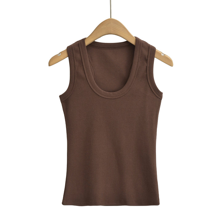 Dame Sporty tanktop med figureformende snit og elastisk materiale Stilla
