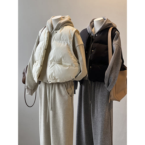 Dame quiltet vest med praktiske lommer og sporty design Stilla