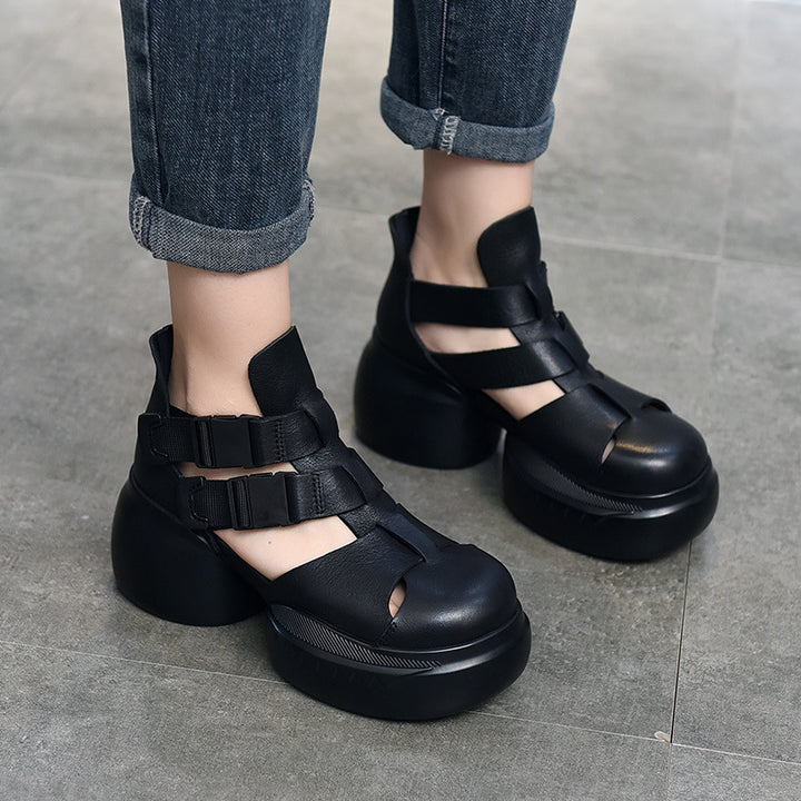 Dame Chunky Sandaler med justerbare stropper og dynamisk profilsål Stilla