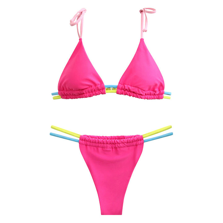 Dame Triangle Bikini Sæt Stilla 1750839717