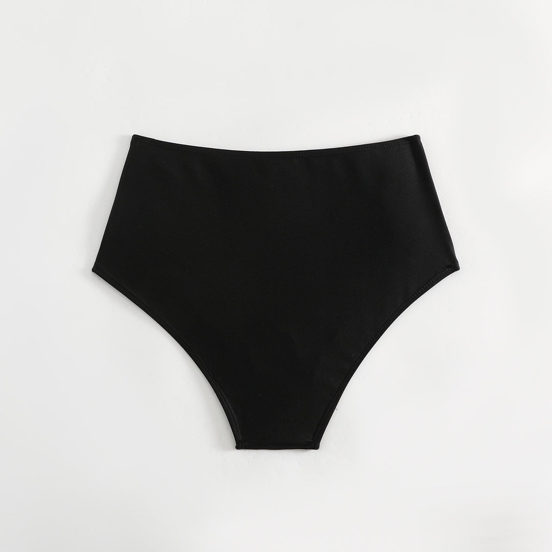 Dame Højtaljede Bikiniunderdel med elegante Flæse detaljer Stilla