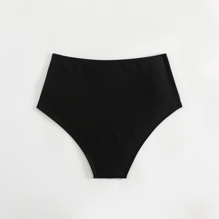 Dame Højtaljede Bikiniunderdel med elegante Flæse detaljer Stilla